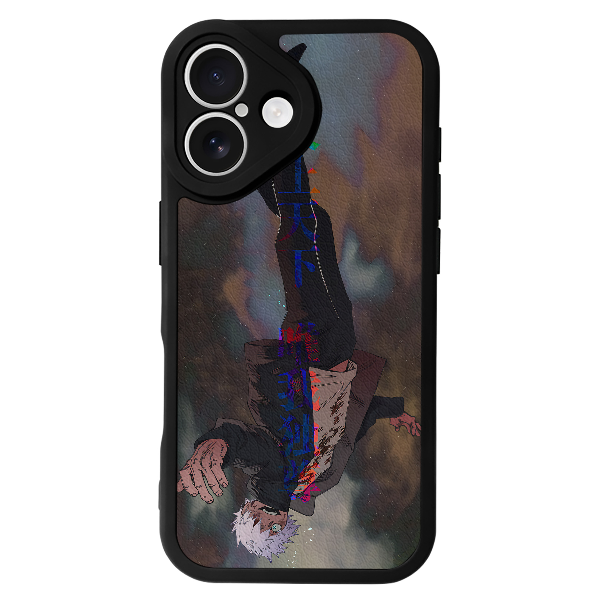 （画像用） 呪術廻戦 Jujutsu Kaisen 【iPhone 16シリーズ対応】シリコンスマホケース（レザー調） 材質：シリコン